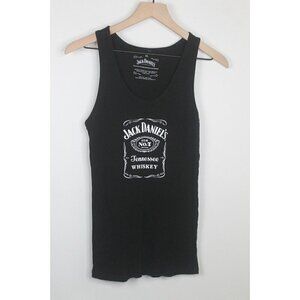 Jack Daniel's Womens Old No.7 Tank Top Sleeveless Tee Black XL SZ XL NWOT